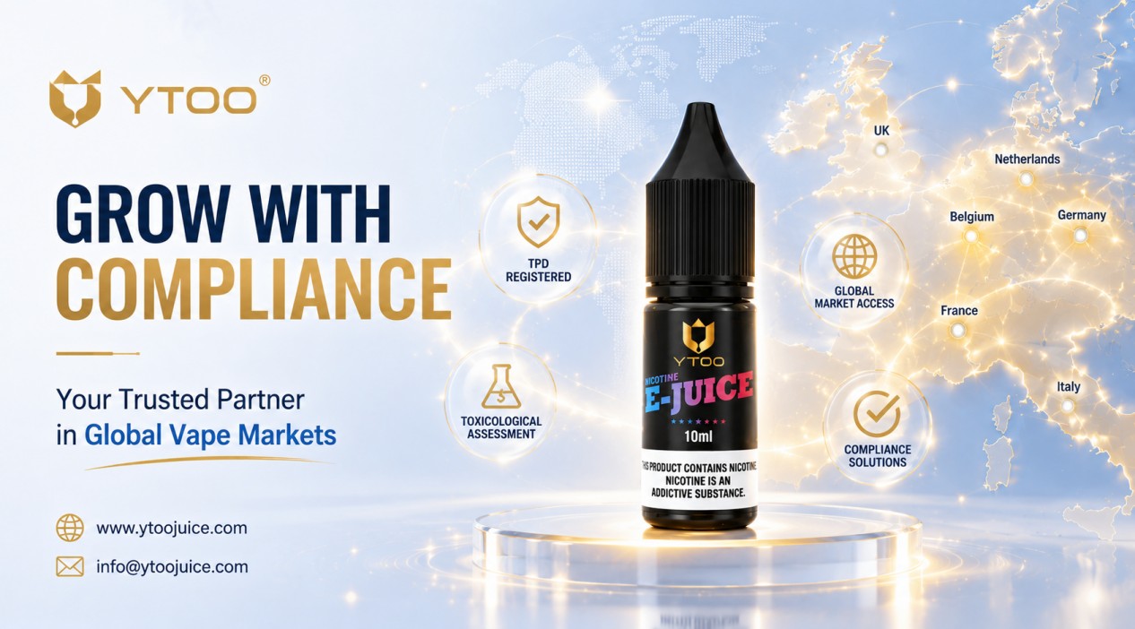 YTOO nicotine compliance and market access
