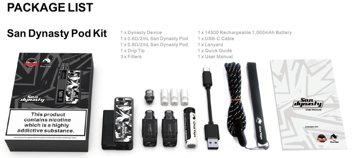 ORCA VAPE San Dynasty pod kit review - DirtyCheck No.231 image 4