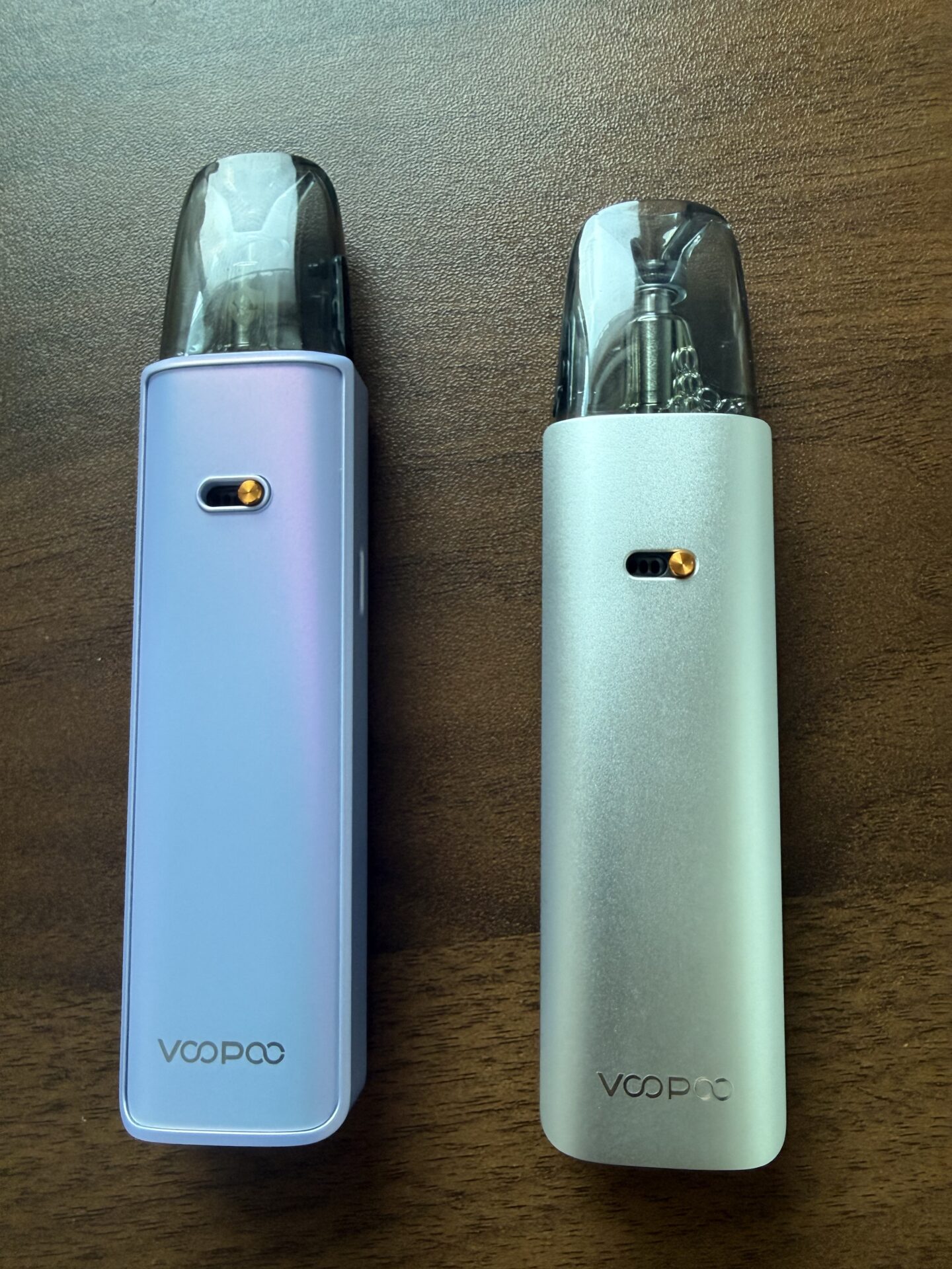 Back view of VOOPOO ARGUS G4 and ARGUS G4 Mini showing airflow sliders