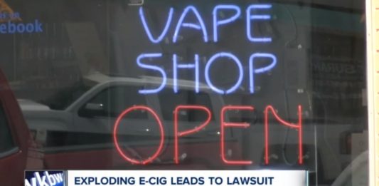 exploding e-cig leads to lawsuit