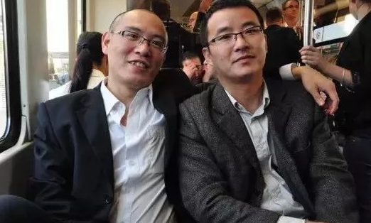 Liu Qiuming and his partner