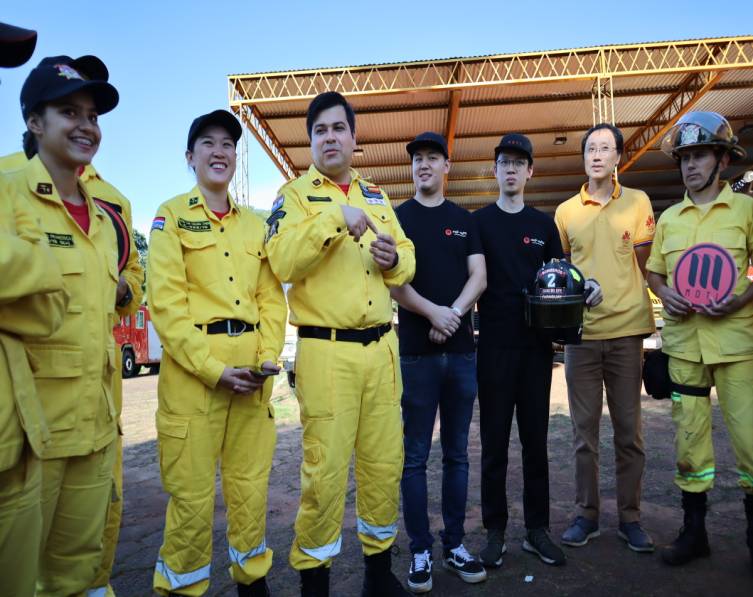 MOTI Donated Generous Help to Paraguay’s Fire Department to Help Them Enhance Their Fire Fighting Capability