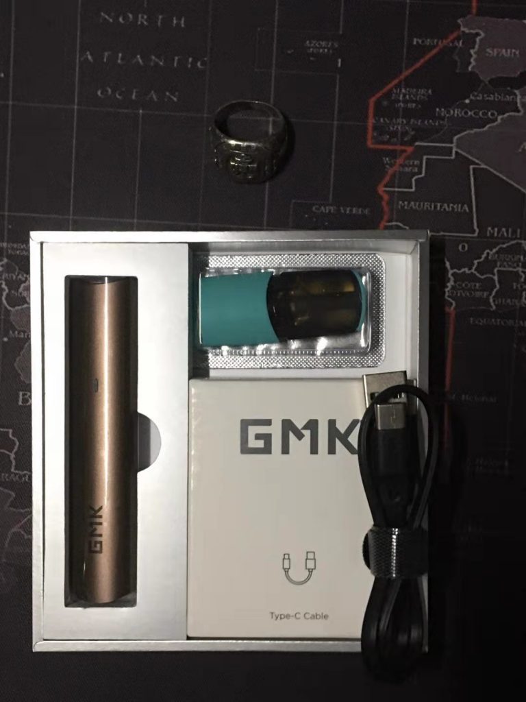GMK M1 cartridge-based starter kit pod vape review