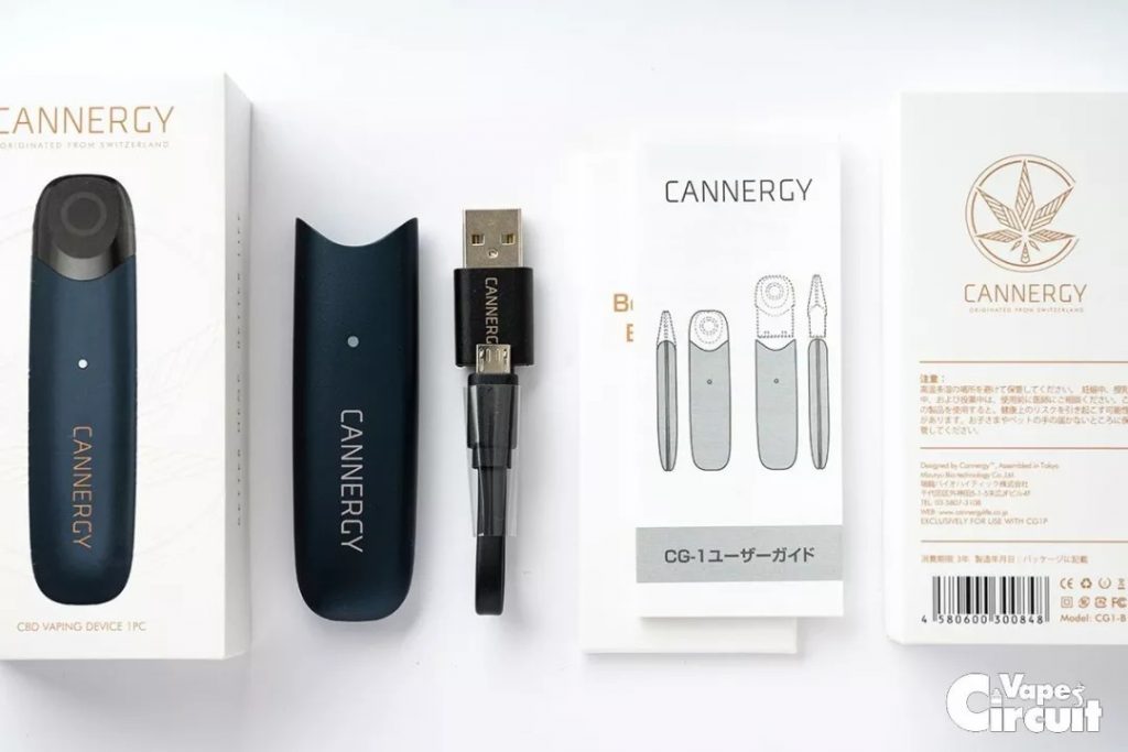 CANNERGY CG1 CG1S CBD vape review from gippro