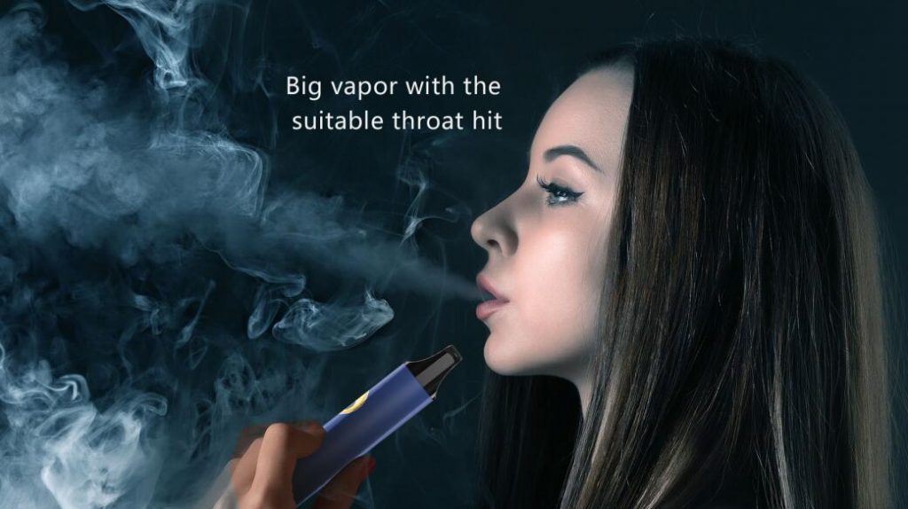 big vapor with the suitable throat hit
