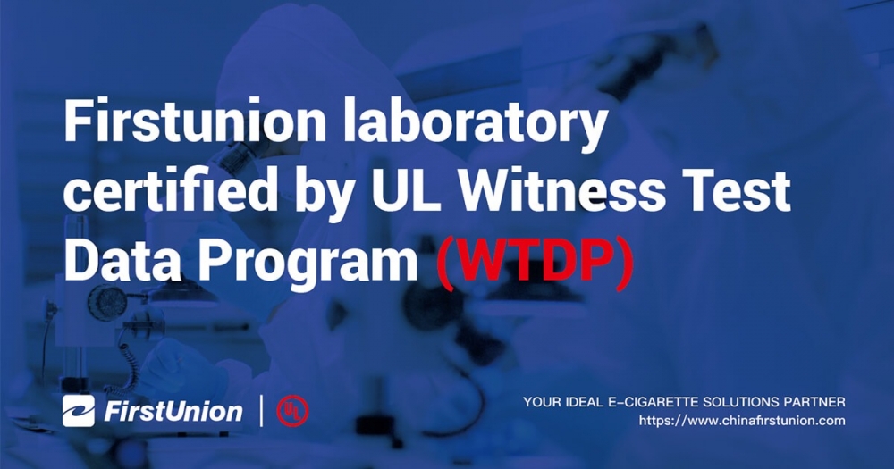 Firstunion laboratory certified by UL Witness Test Data Program