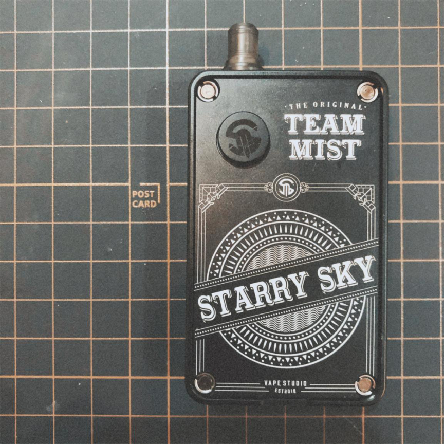 STARRY SKY pod mod review - A mod vape that uses cartridges of pod vapes