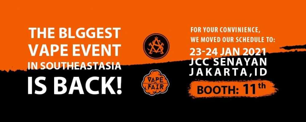 ASVAPE will bring a variety of exhibits to attend 2021 Indonesia Vape Fair