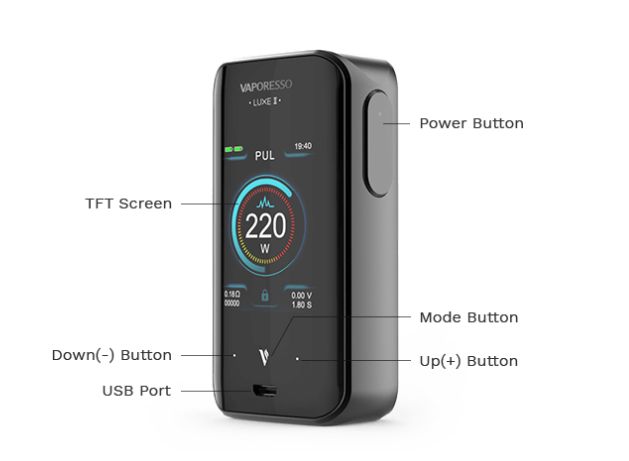 Vaporesso Luxe II Mod review