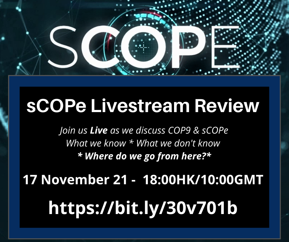 sCOPe livestream review