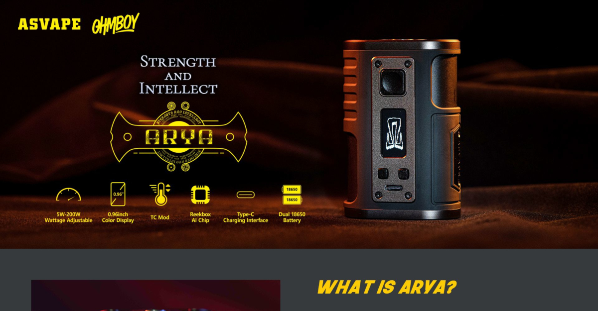 ASVAPE Arya review