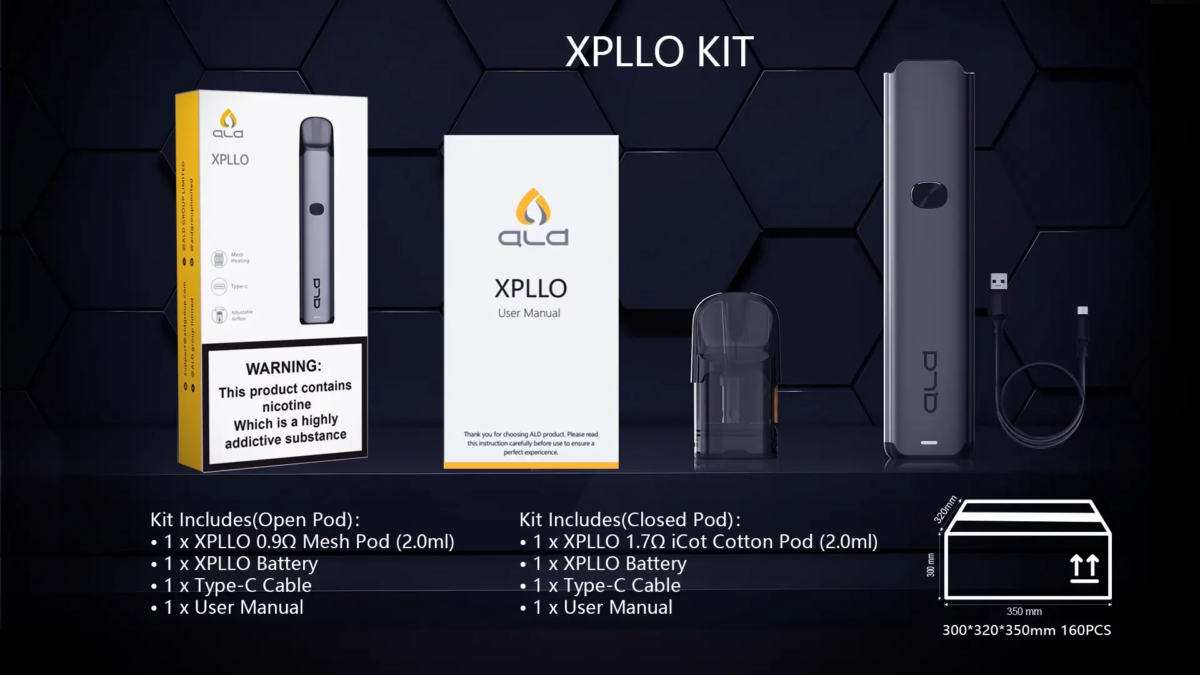 ALD XPLLO pod system starter kit 