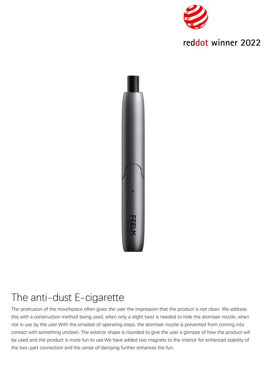 FEELM wins 4 Red Dot Awards for Product Design 2022 for innovative atomization products