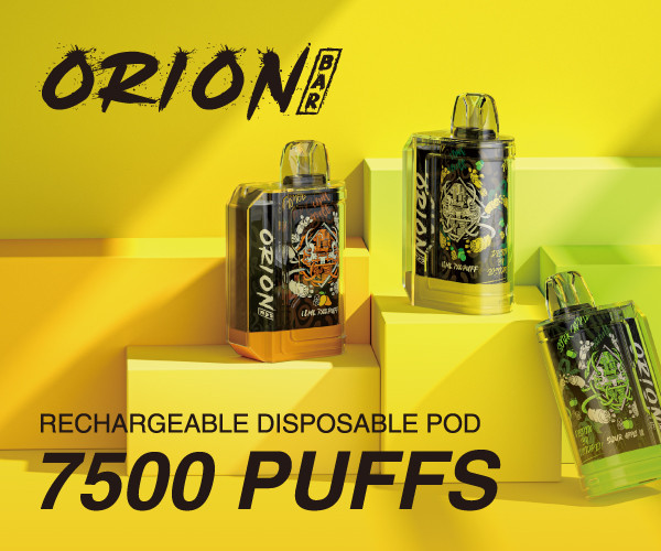 orion rechargeable disposable pod 7500 puffs