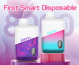 ijoy 8000 puff long-lasting first smart disposable vape