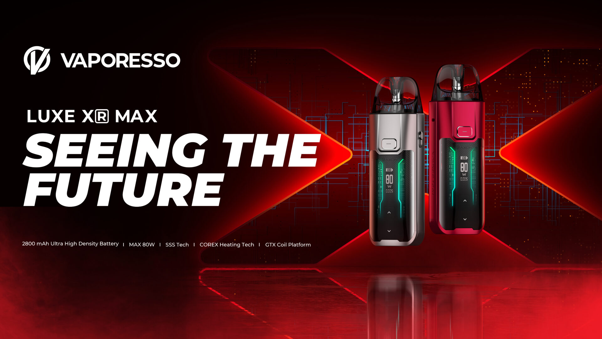 VAPORESSO LUXE XR MAX: Striking a Balance Between Battery Life and Size •  VAPE HK