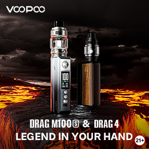 voopoo drag m100s legend in your hand