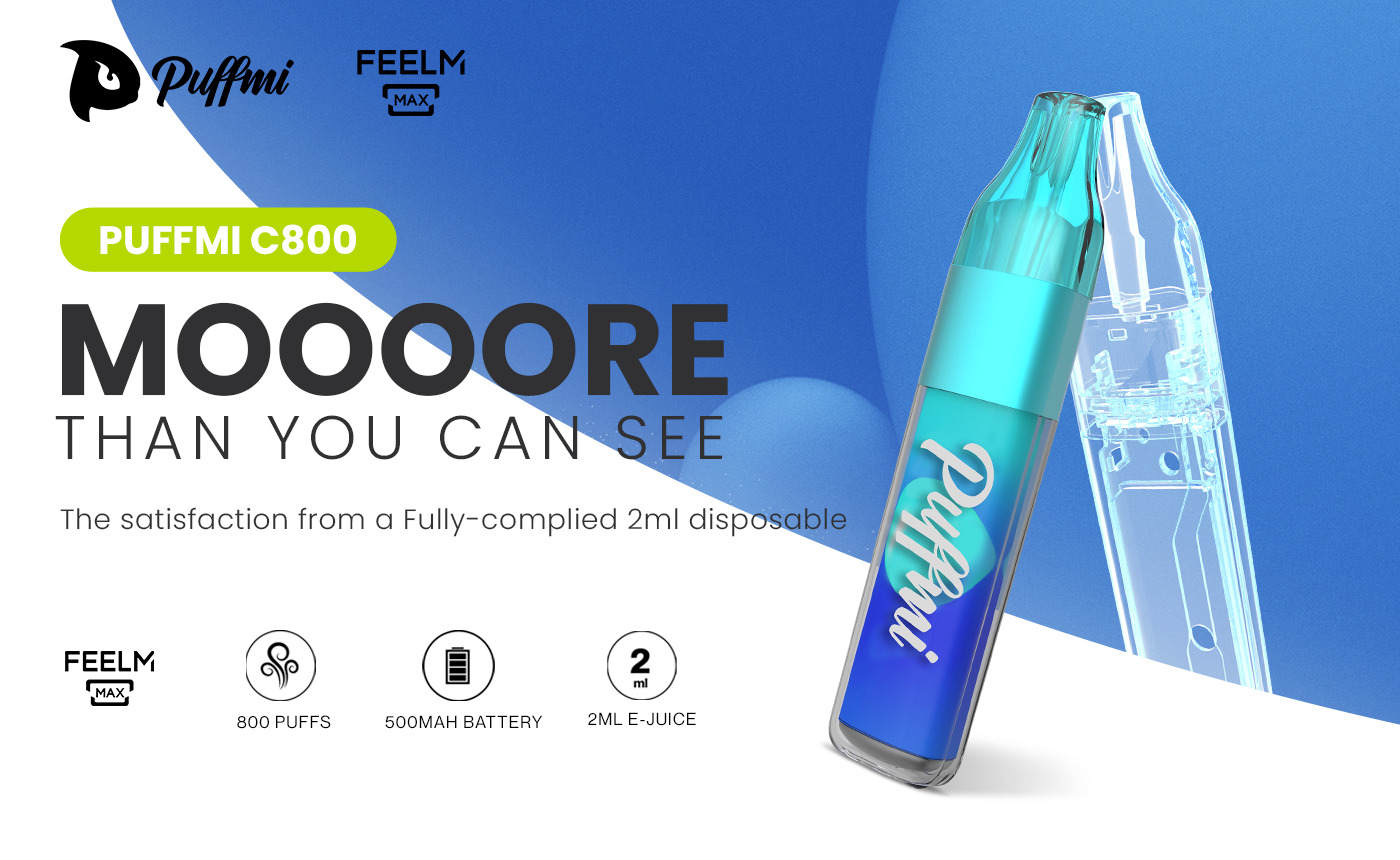 Discover Puffmi's C800: Revolutionizing Vaping with Unparalleled Smoothness  and Flavor  VAPE HK