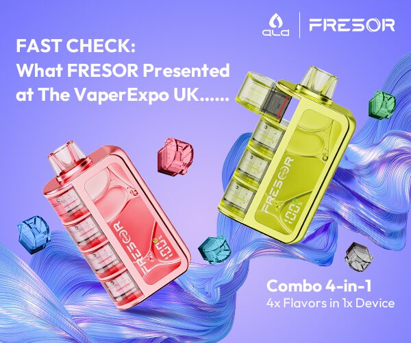 fresor fast check: what fresor presented at the vaperexpo uk: combo 4 in 1