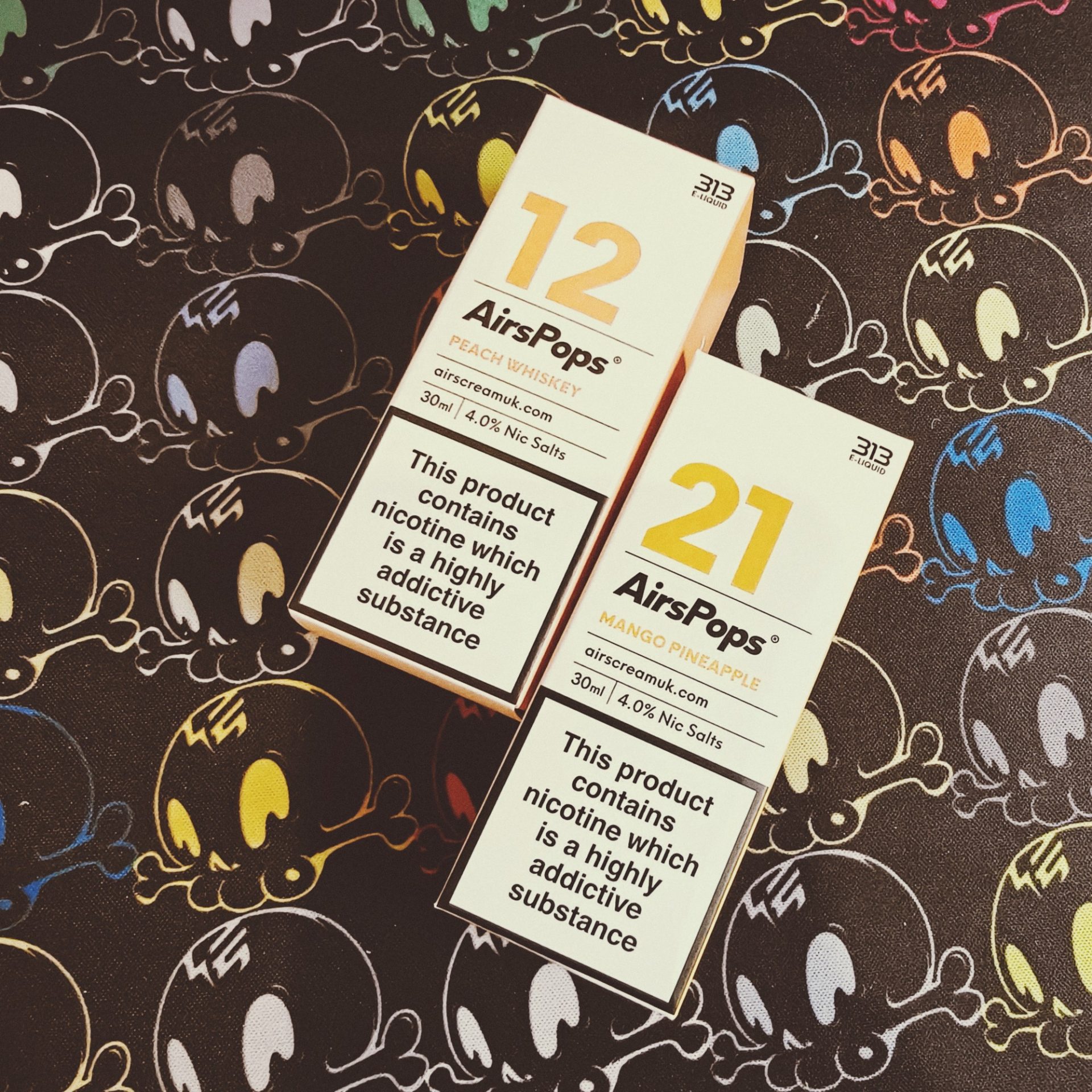 313 tobacco and vape OTP Distributors | AIRSPOP E-LIQUIDS 30ml Airspops 313 salt e-liquid review