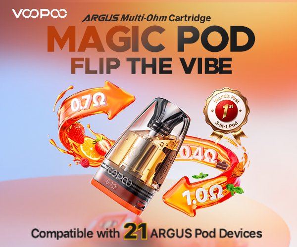 VOOPOO ARGUS Multi-Ohm Cartridge MAGIC POD