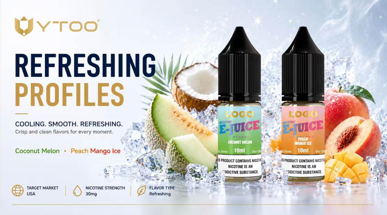 Refreshing vape flavor profiles for July