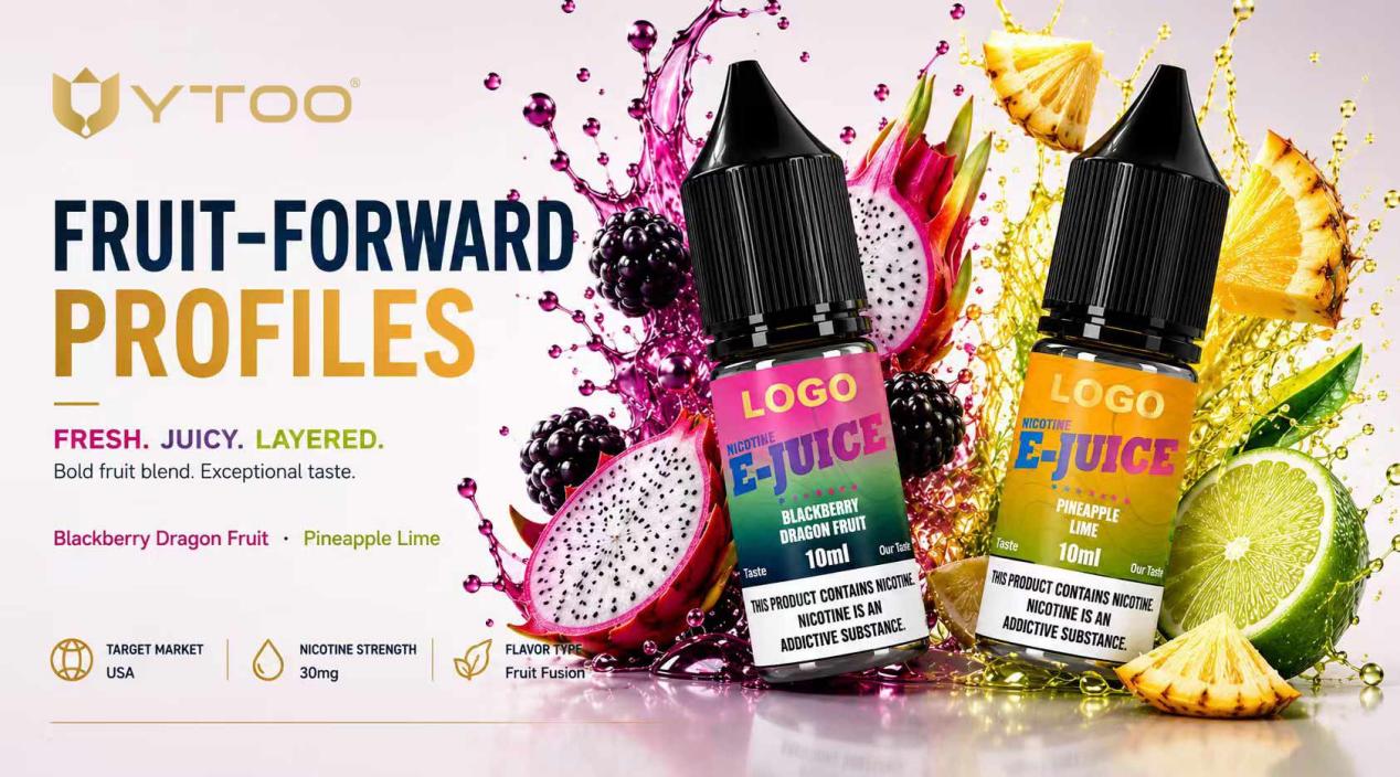 Fruit-forward vape flavor blends