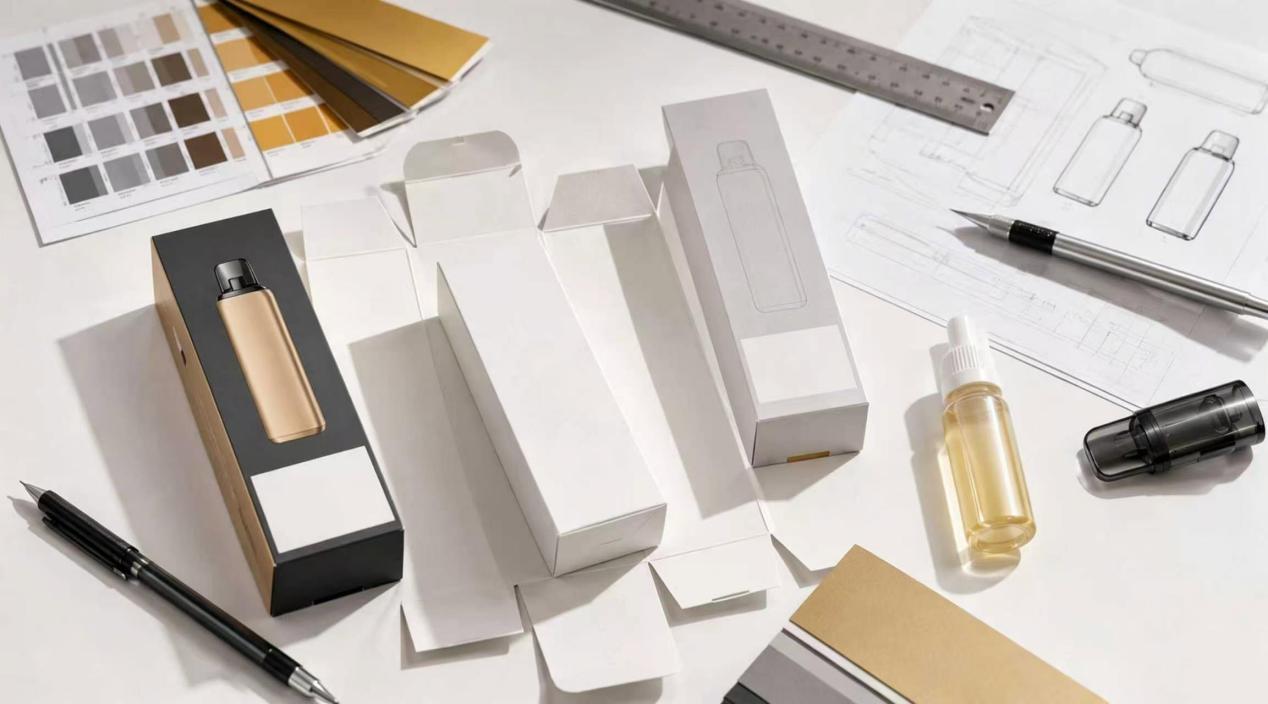 Vape device packaging design and development